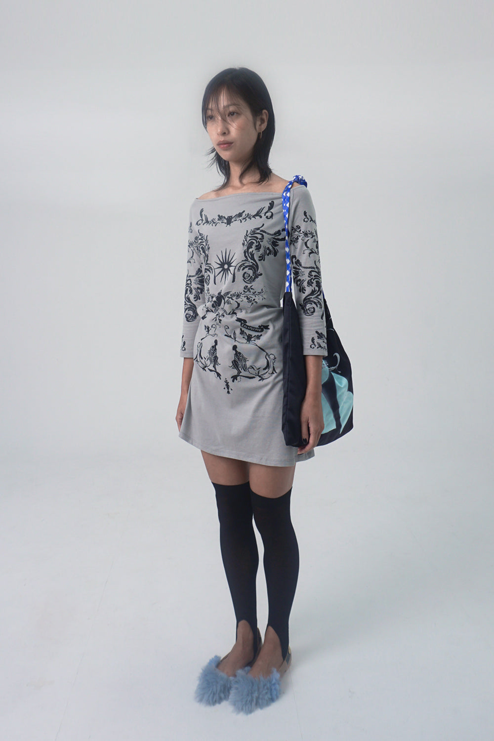 Orbit Dress (Light Grey)