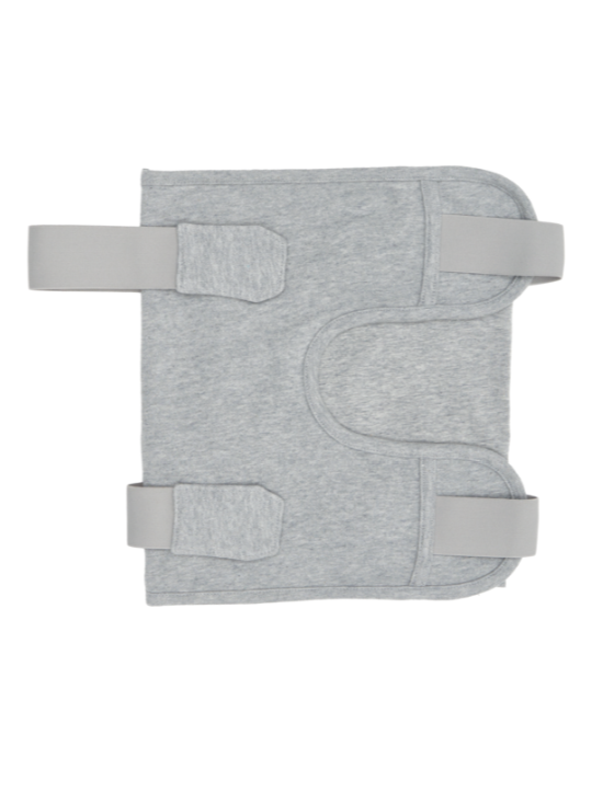 Biker Banding Top In Melange Grey