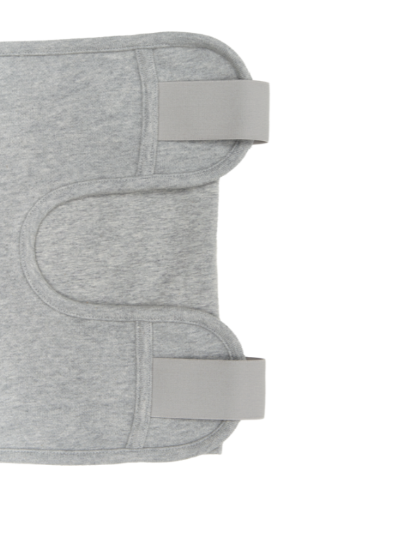 Biker Banding Top In Melange Grey