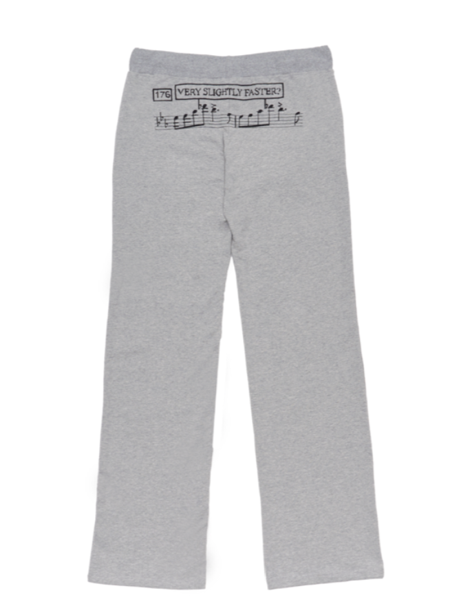 Stressed Musician Pants In Melange Grey