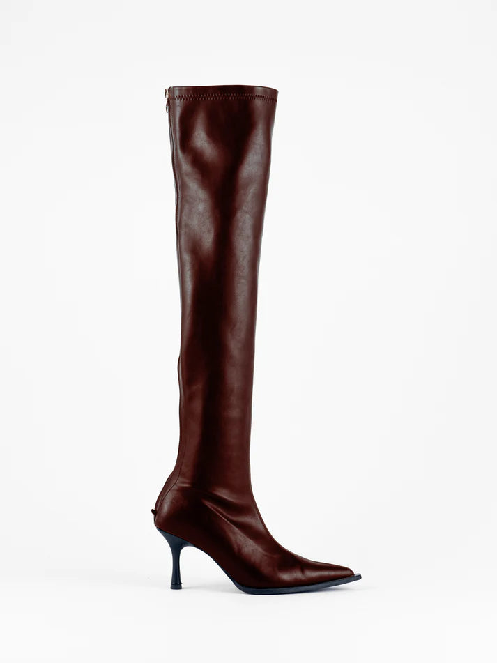 Pairs High Over the Knee High Boots -Brown Sugar