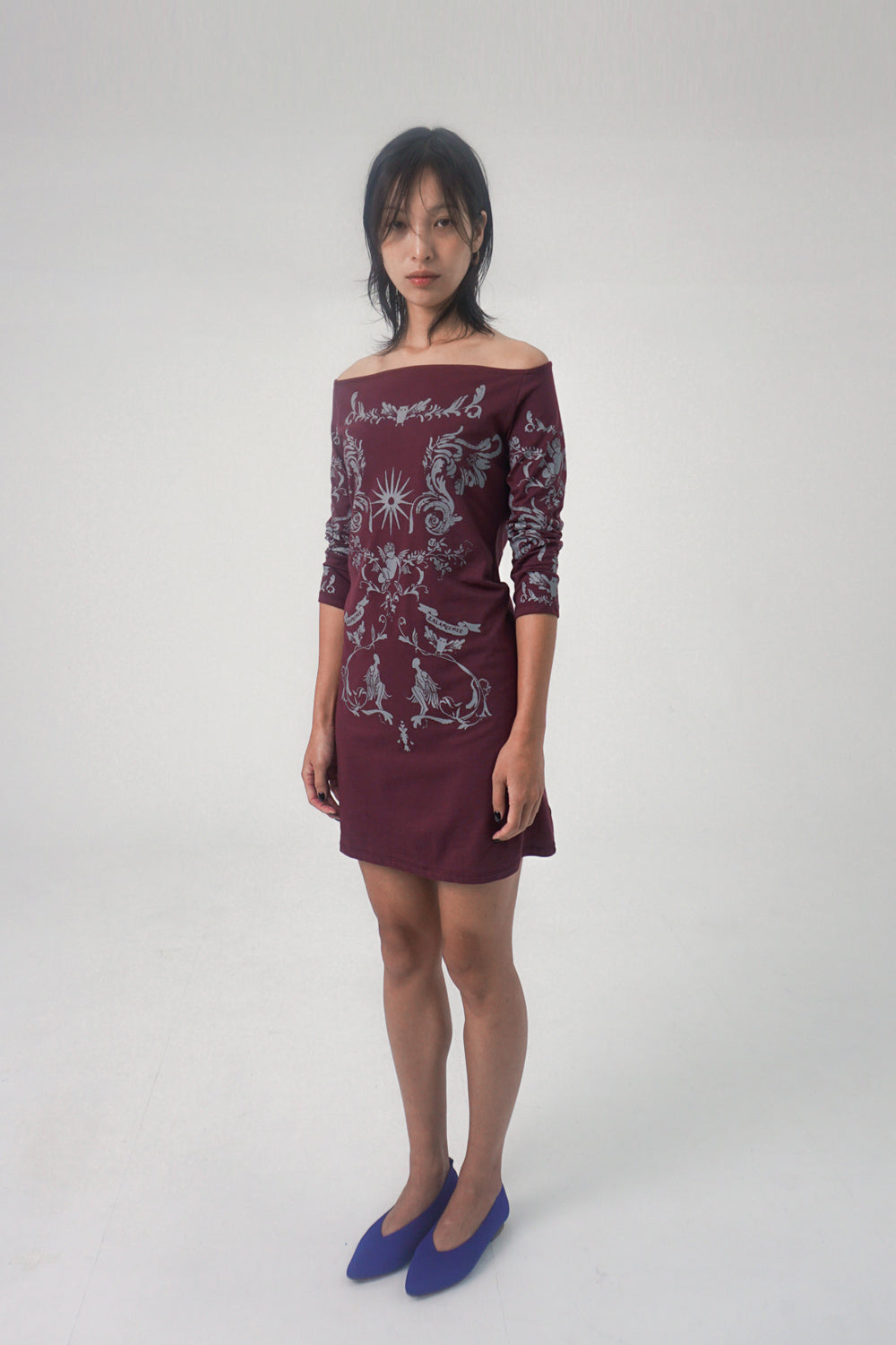 Orbit Dress (Burgundy)