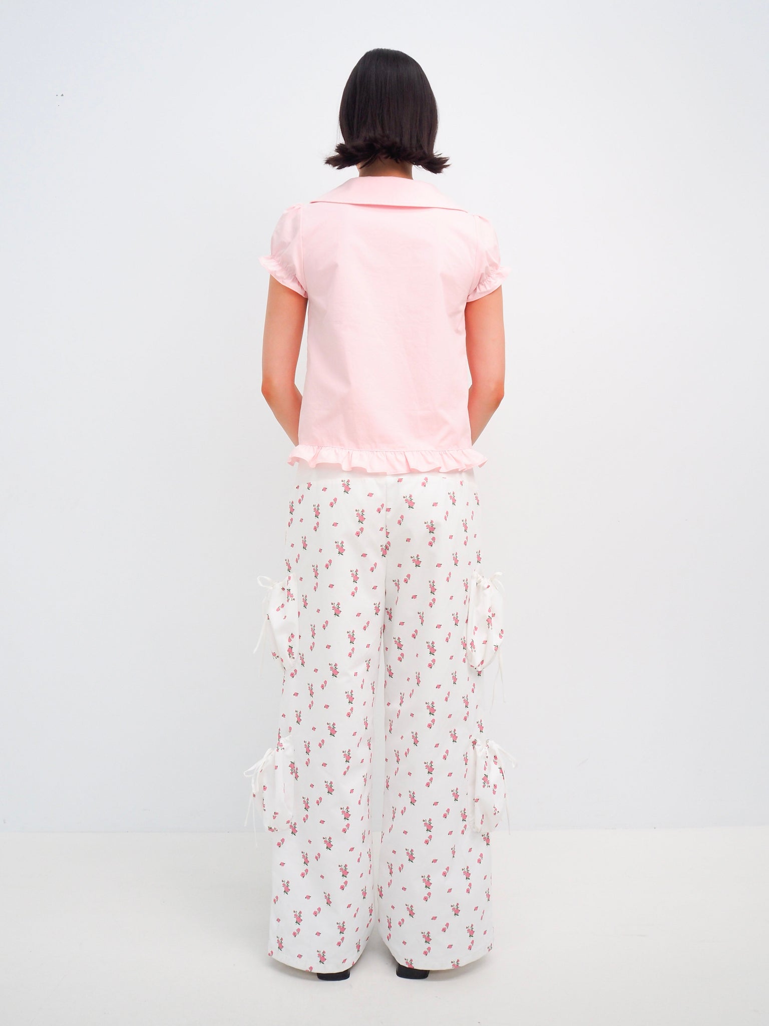 Yuki Pant - White Floral