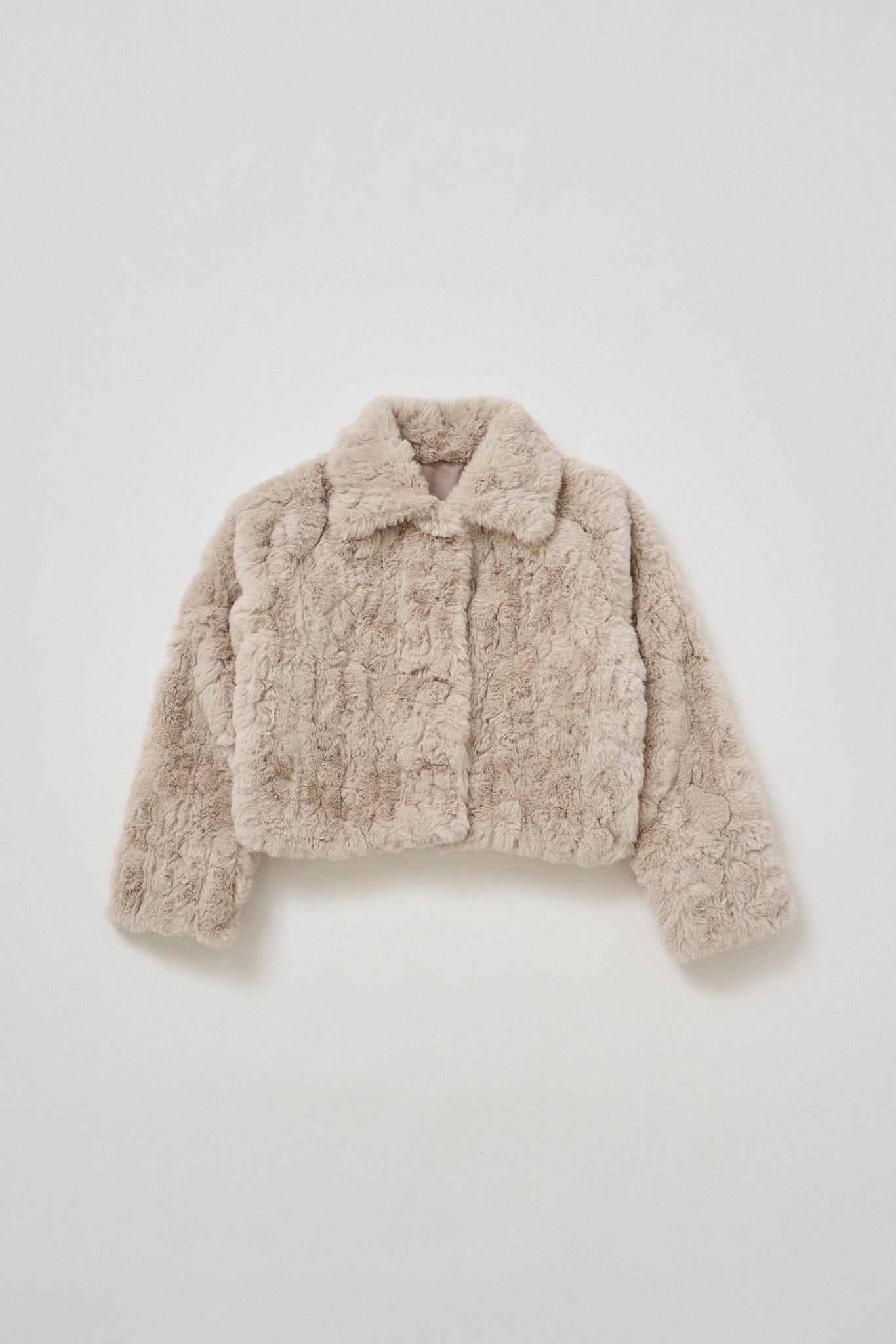 Bunny Curly Fur Coat[2colours]