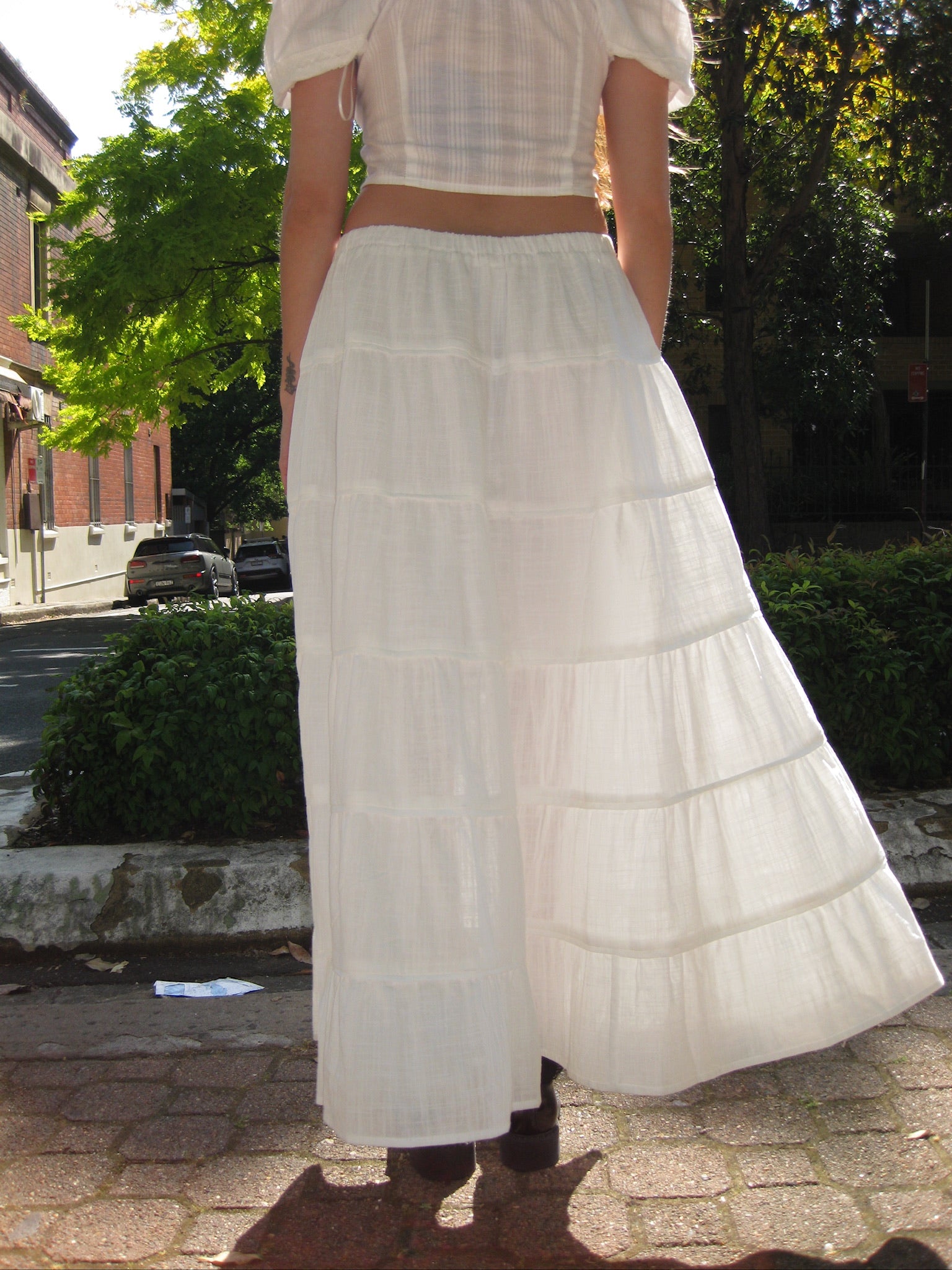 Alicia Cotton Maxi Skirt