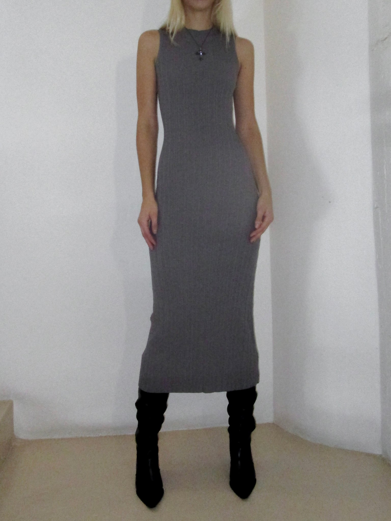 Olsen Maxi Dress - Grey