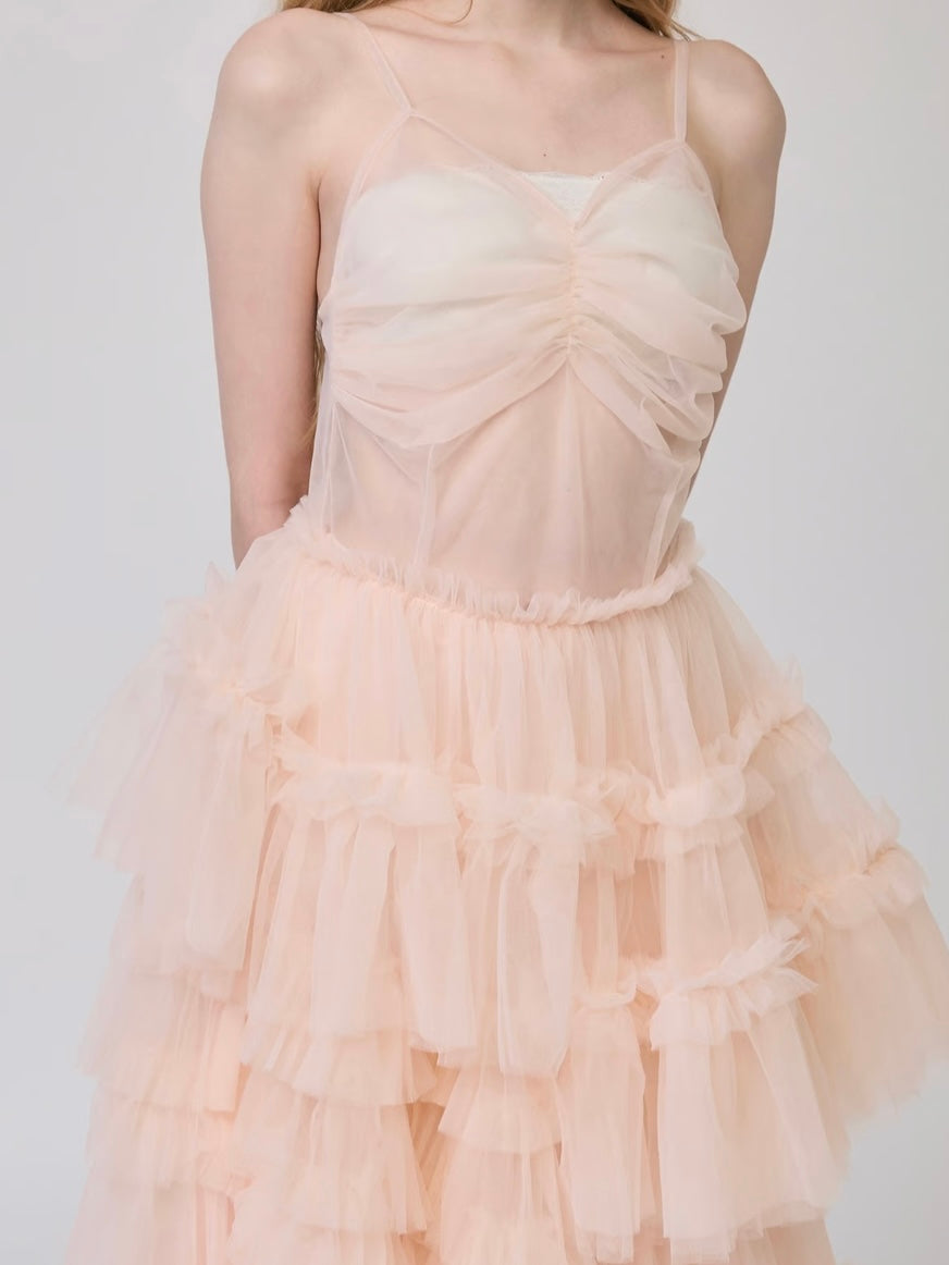 ”Ballerina” fairy tulle dress-pink