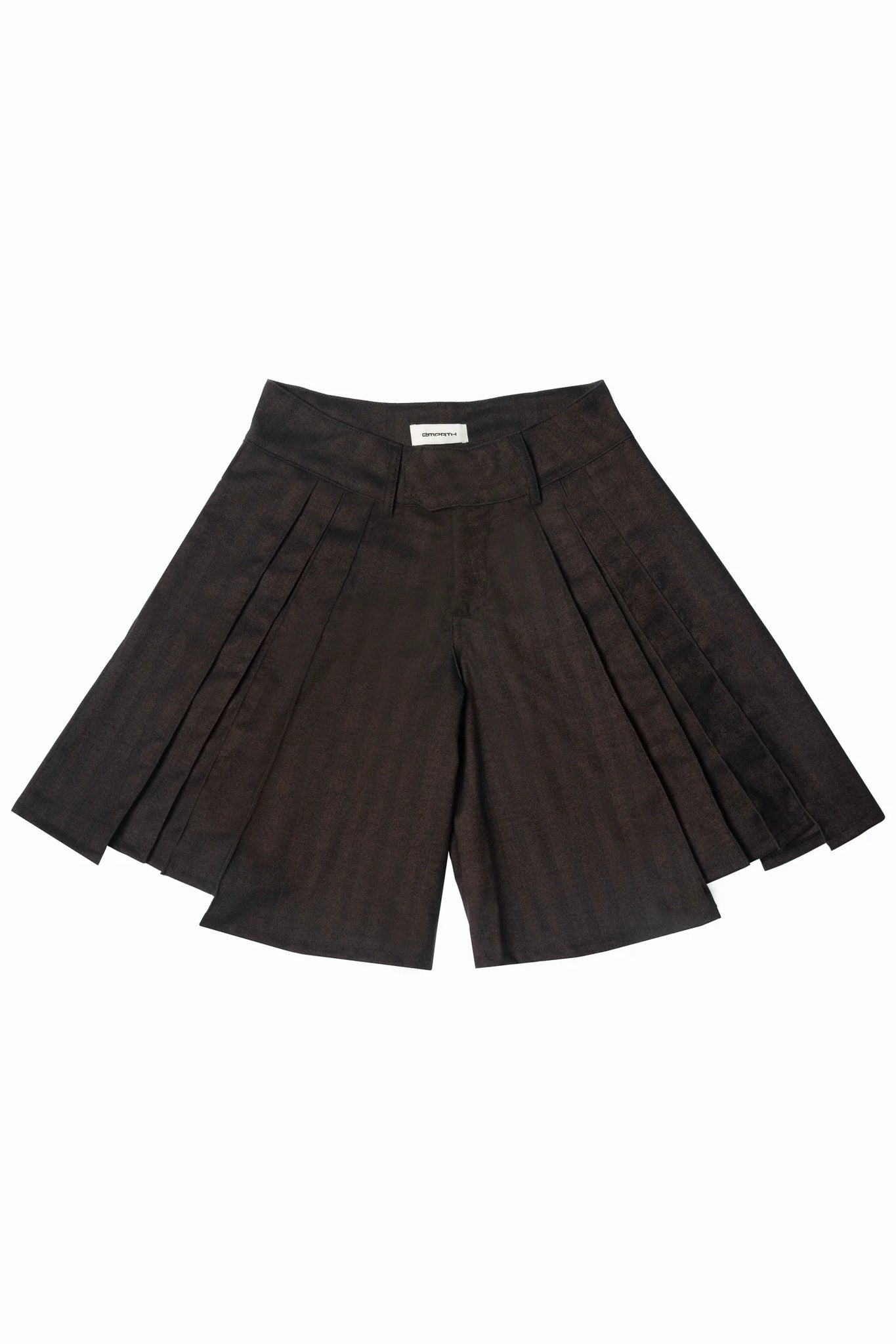 Pleated Trouser Short Brown