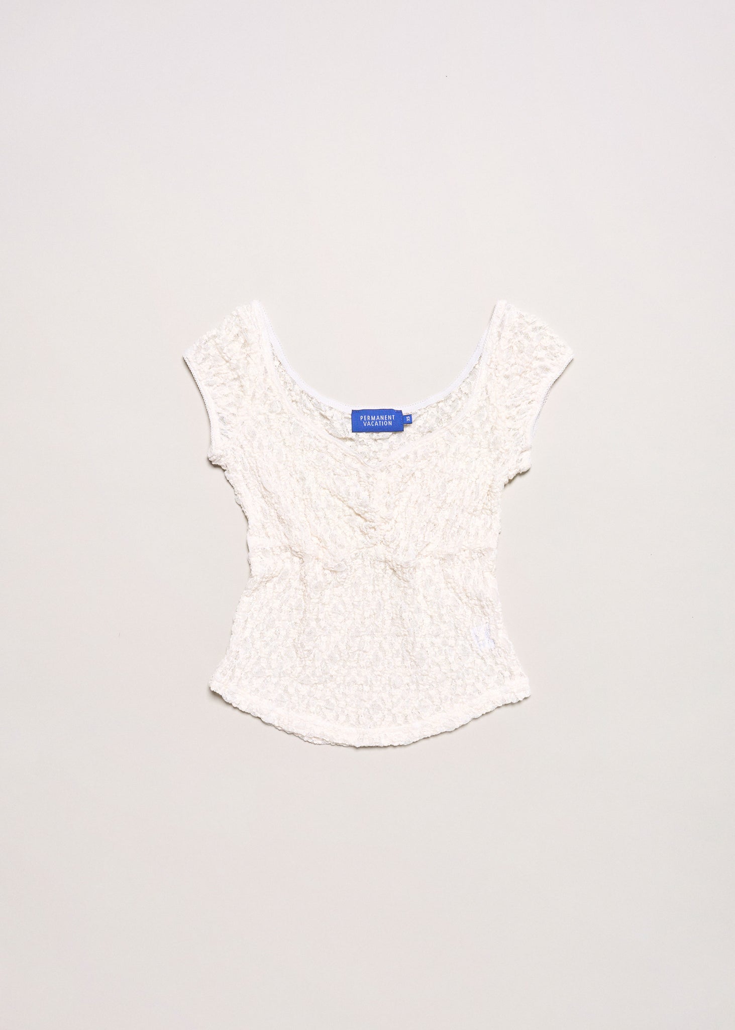 Impression Lace Tee - Ivory