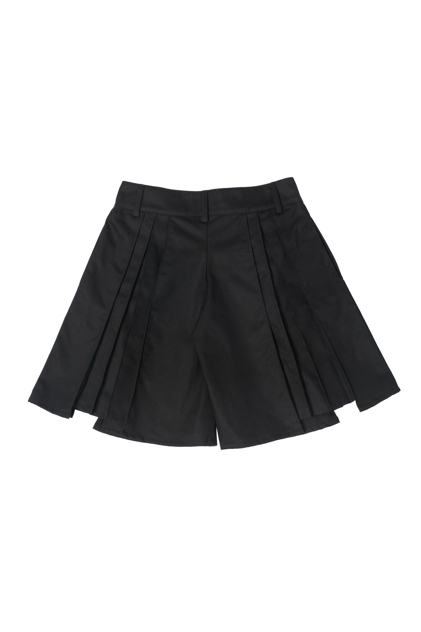 Pleated Trouser Short Black