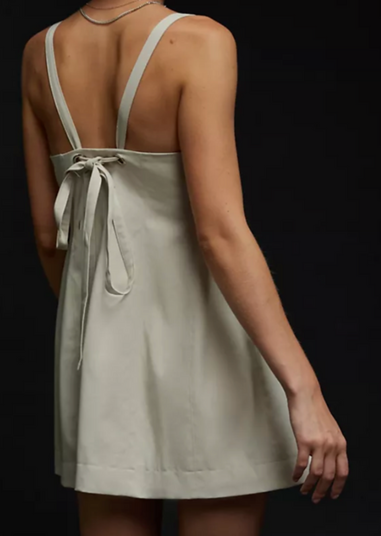 Renaissance Lace-inset Mini Dress