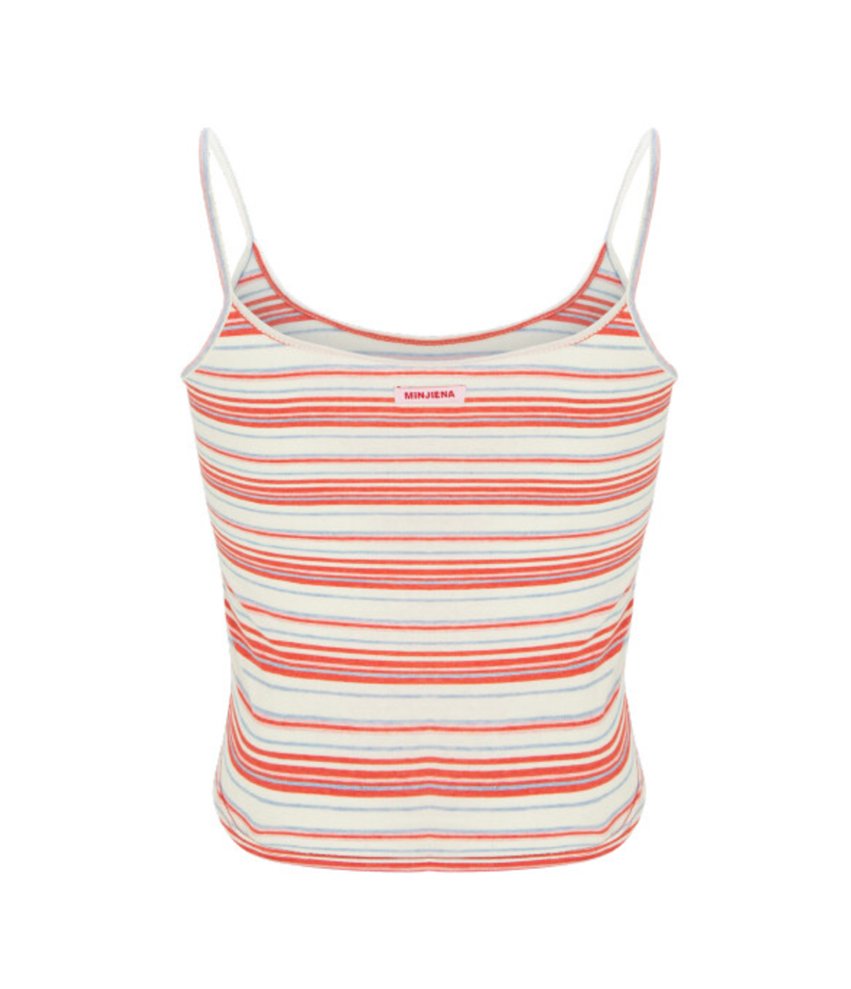 Stripe Sleeveless Top (Red)