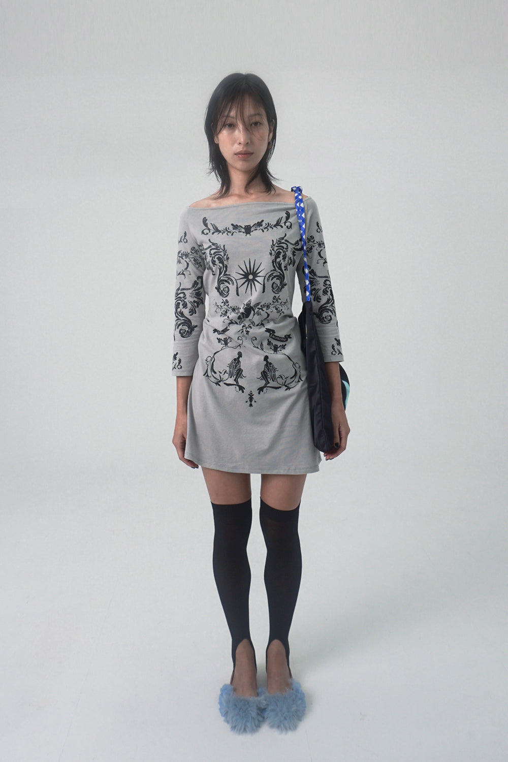 Orbit Dress (Light Grey)