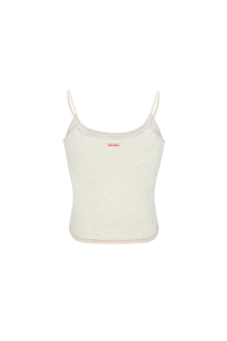 Oatmeal Sleeveless Top