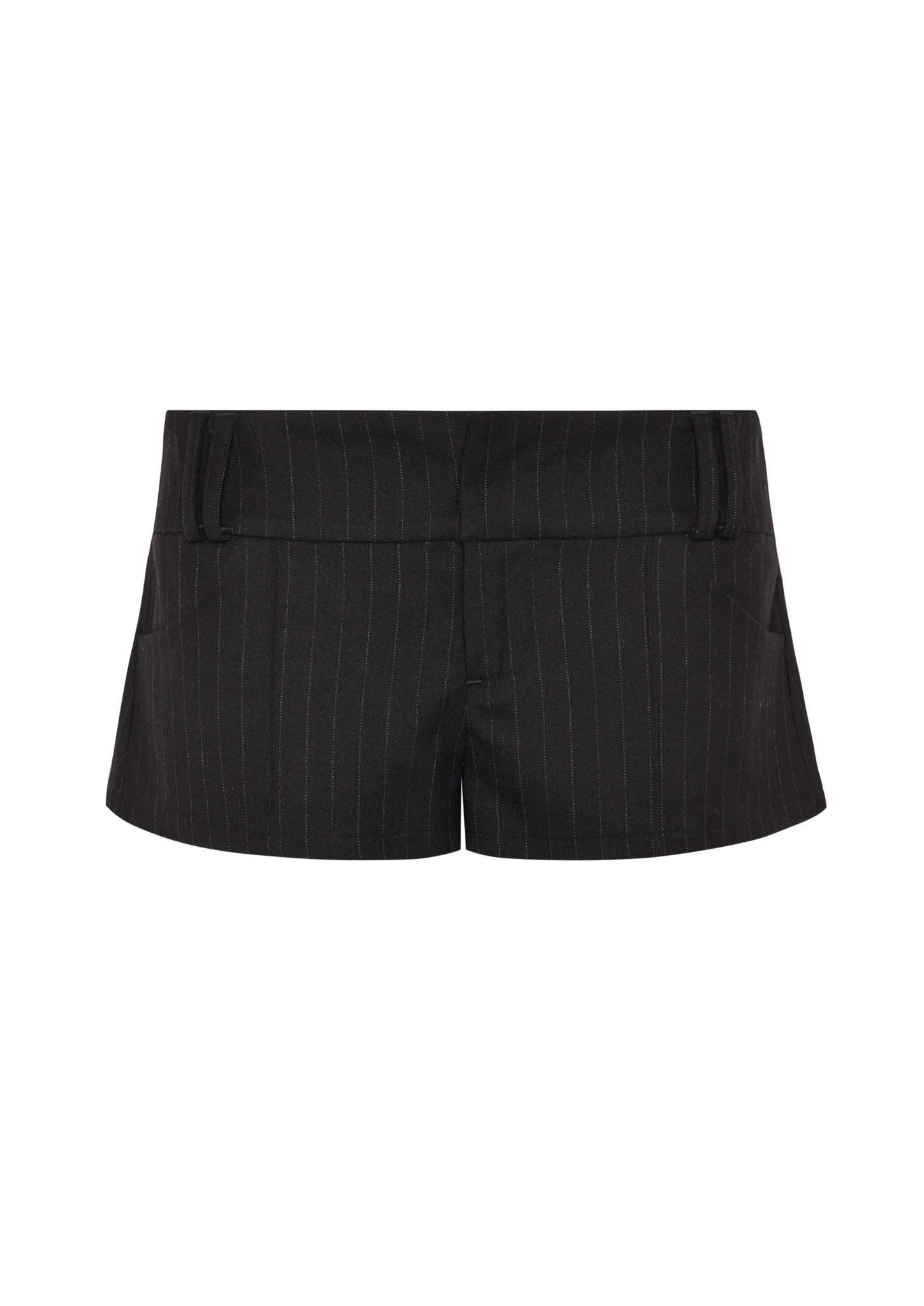 Tailored Pinstripe Mini Shorts