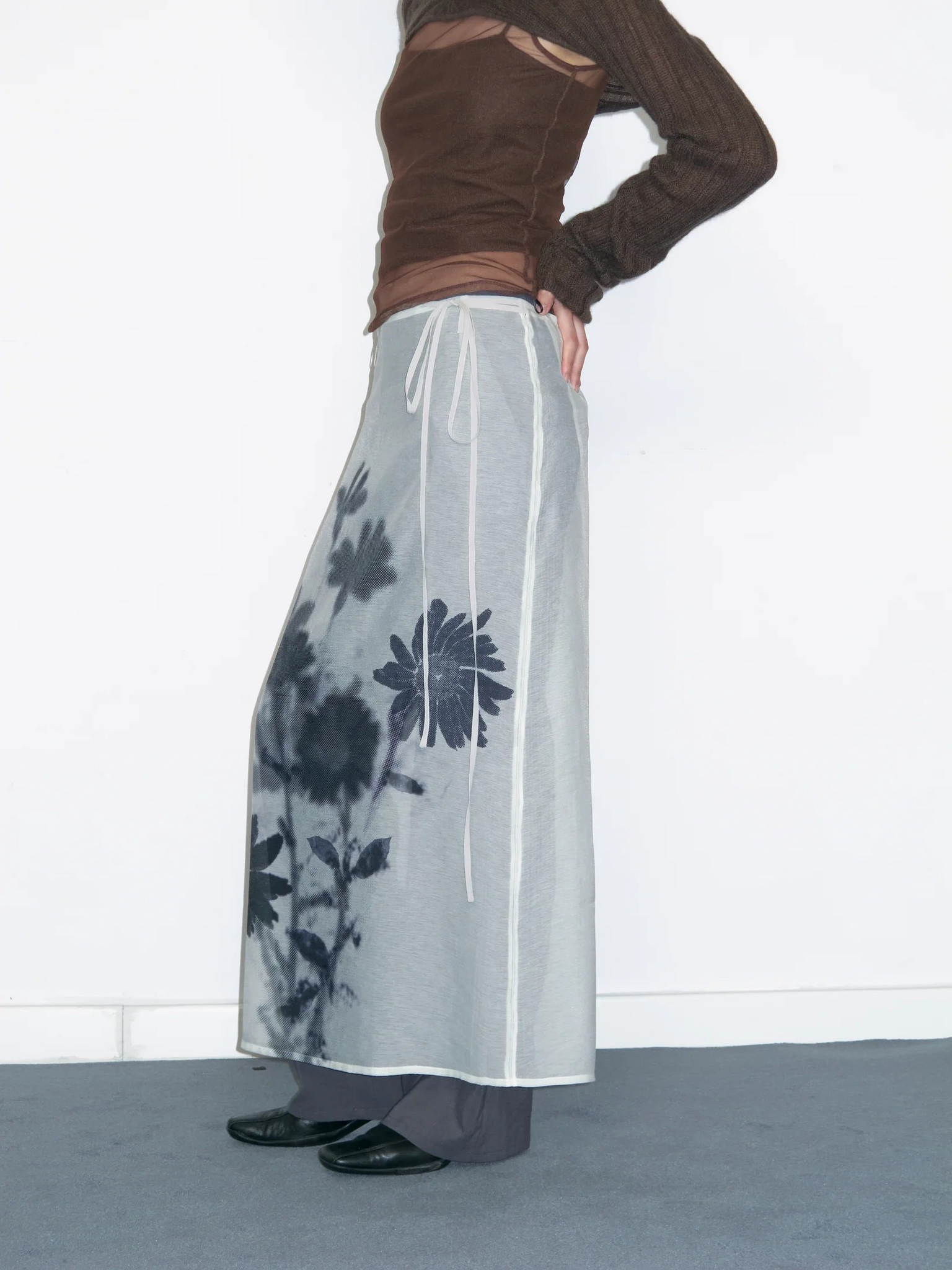 Printed Maxi Skirt